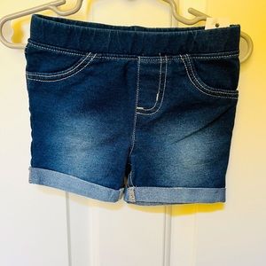 New Jumping Beans midi jegging in Medium Blue.  Size 18mos